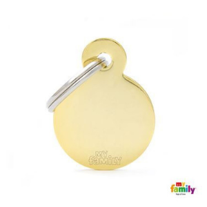 MyFamily Basic Collection Round Tag Golden Brass Sale