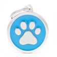 MyFamily Classic Collection Circle Paw Tag Light Blue Hot on Sale