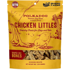 Polka Dog Chicken Littles Bone Shaped Dog Treats 8oz Discount