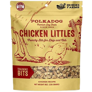 Polka Dog Chicken Littles Training Bits Dog Treats 8oz on Sale