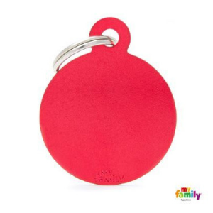 MyFamily Basic Collection Round Tag Aluminum Red Online Sale