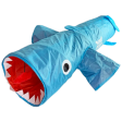 R2P Pet Mad Cat Jumpin  Jaws Shark Tunnel 38  Cat Toy Online now