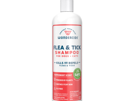 Wondercide peppermint Flea & Tick 12oz Liquid Shampoo For Dogs & cats Online