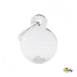 MyFamily Basic Collection Round Tag Chromed Brass Fashion