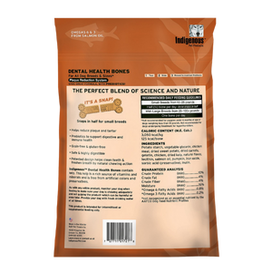 Indigenous Carrot & Pumpkin Grain-Free Dental Dog Treats, Original 13ct Online now