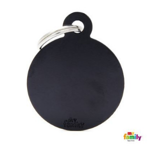 MyFamily Basic Collection Round Tag Aluminum Black For Discount