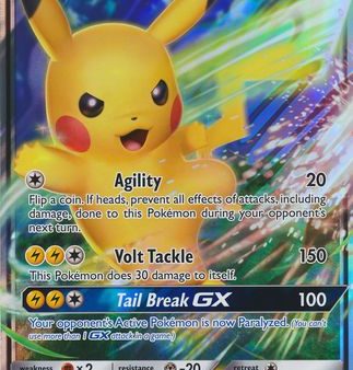 Pikachu GX (SM232) (Jumbo Card) [Sun & Moon: Black Star Promos] For Discount