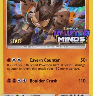 Terrakion (SM205) (Staff Prerelease Promo) [Sun & Moon: Black Star Promos] Fashion