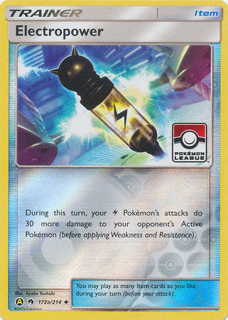 Electropower (172a 214) (League Promo) [Sun & Moon: Lost Thunder] Online Sale