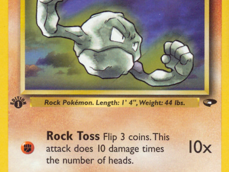 Brock s Geodude (68 132) [Gym Challenge 1st Edition] Hot on Sale