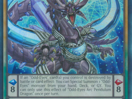 Odd-Eyes Arc Pendulum Dragon [LEDD-ENC00] Ultra Rare Fashion