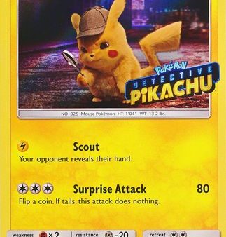 Detective Pikachu (SM170) (Detective Pikachu Stamped) [Sun & Moon: Black Star Promos] For Sale