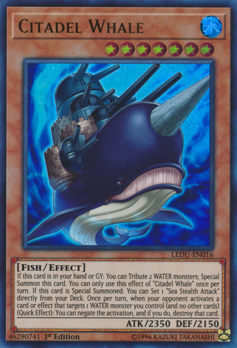 Citadel Whale [LEDU-EN016] Ultra Rare Discount