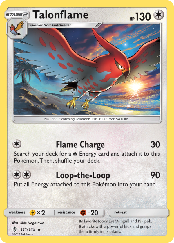 Talonflame (111 145) [Sun & Moon: Guardians Rising] Online now