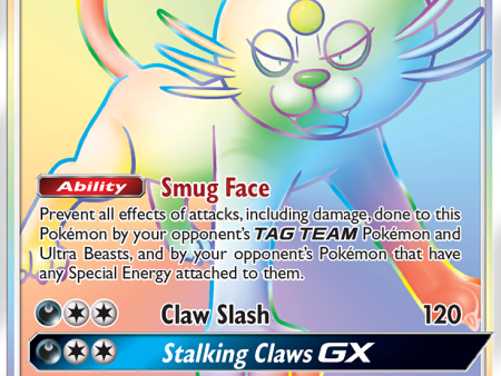 Alolan Persian GX (257 236) [Sun & Moon: Cosmic Eclipse] For Sale