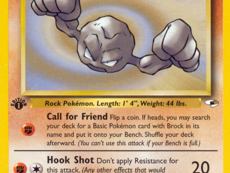 Brock s Geodude (66 132) [Gym Heroes 1st Edition] Supply