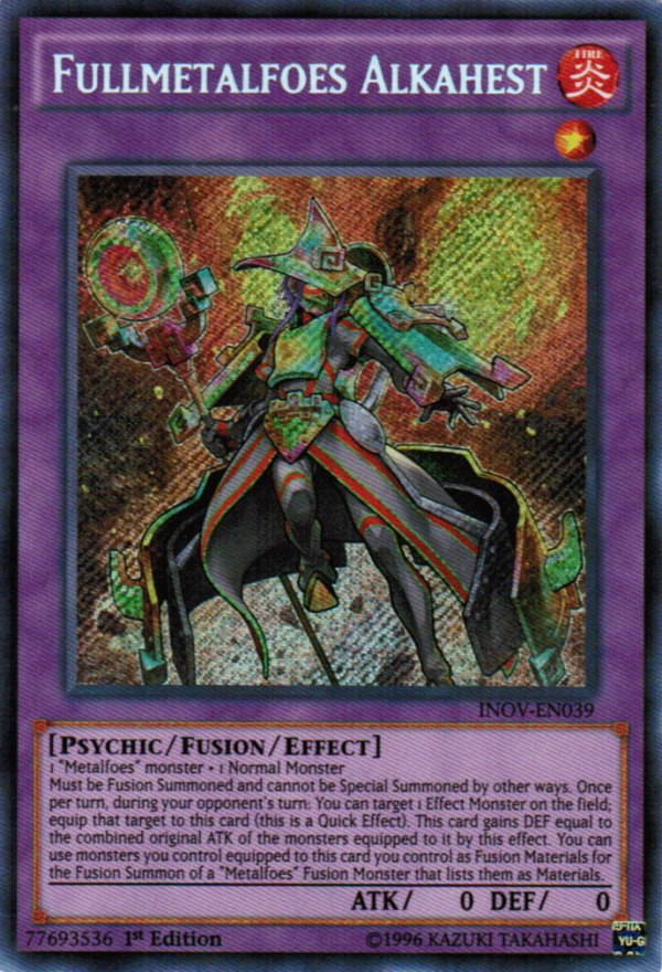 Fullmetalfoes Alkahest [INOV-EN039] Secret Rare Discount