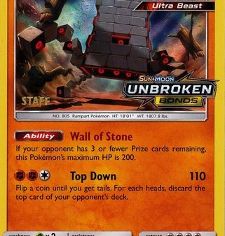 Stakataka (SM180) (Staff Prerelease Promo) [Sun & Moon: Black Star Promos] Supply