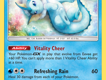 Vaporeon (42 236) [Sun & Moon: Cosmic Eclipse] For Discount