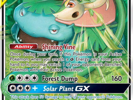 Venusaur & Snivy GX (1 236) [Sun & Moon: Cosmic Eclipse] Hot on Sale