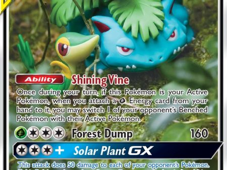 Venusaur & Snivy GX (SM229) [Sun & Moon: Black Star Promos] For Sale