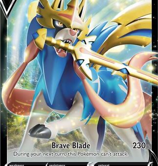 Zacian V (138 202) (Jumbo Card) [Sword & Shield: Base Set] Discount