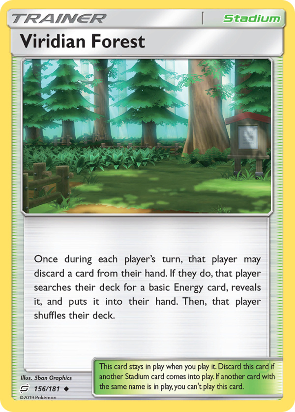 Viridian Forest (156 181) [Sun & Moon: Team Up] Discount