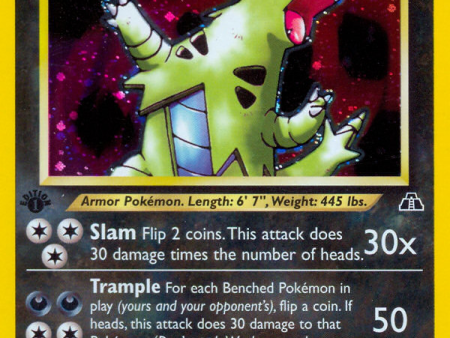 Tyranitar (12 75) [Neo Discovery 1st Edition] on Sale