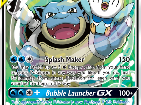 Blastoise & Piplup GX (215 236) [Sun & Moon: Cosmic Eclipse] on Sale